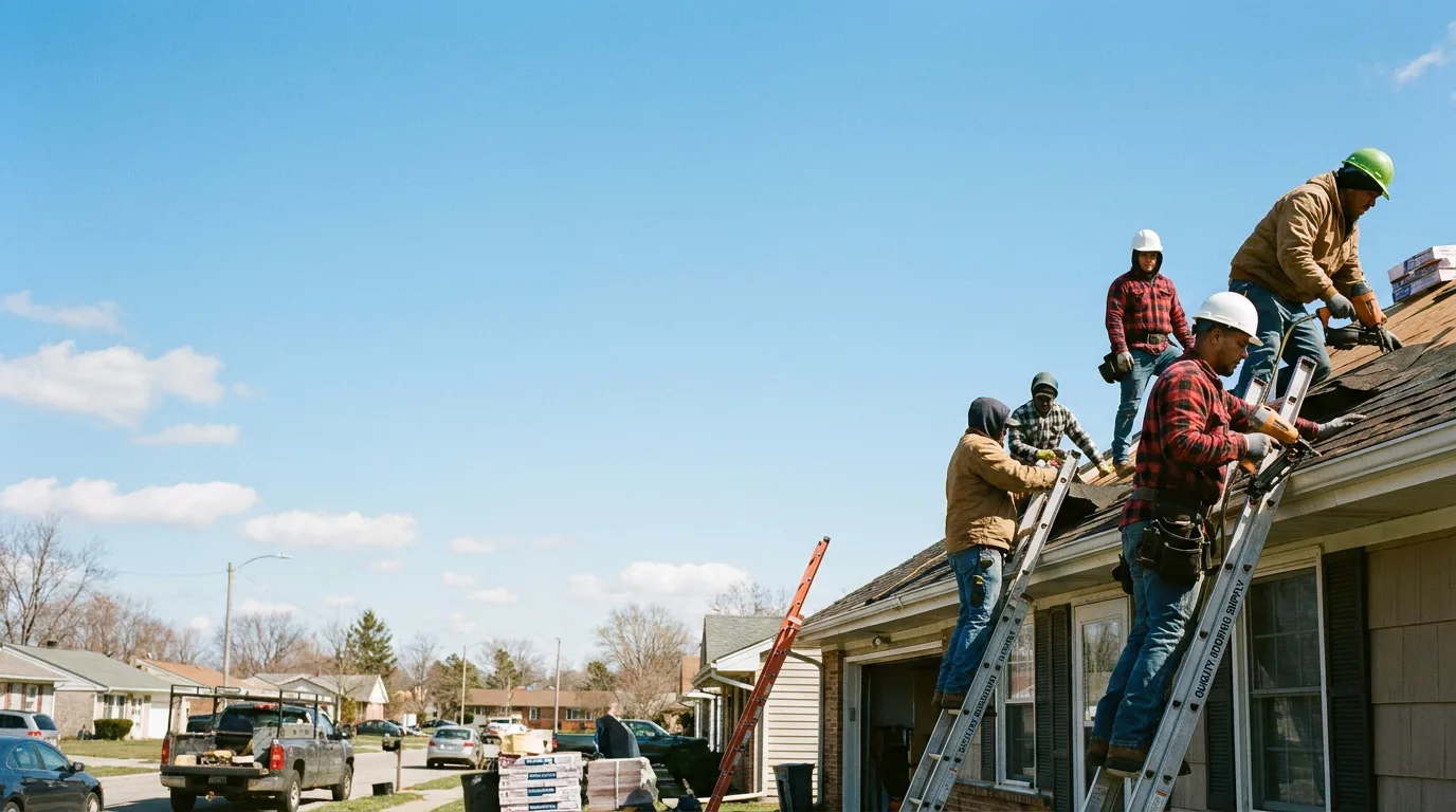 Roofing in Holcomb, IL near me